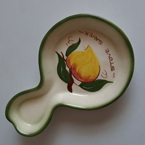 Vintage Spoon Rest Stove Saver